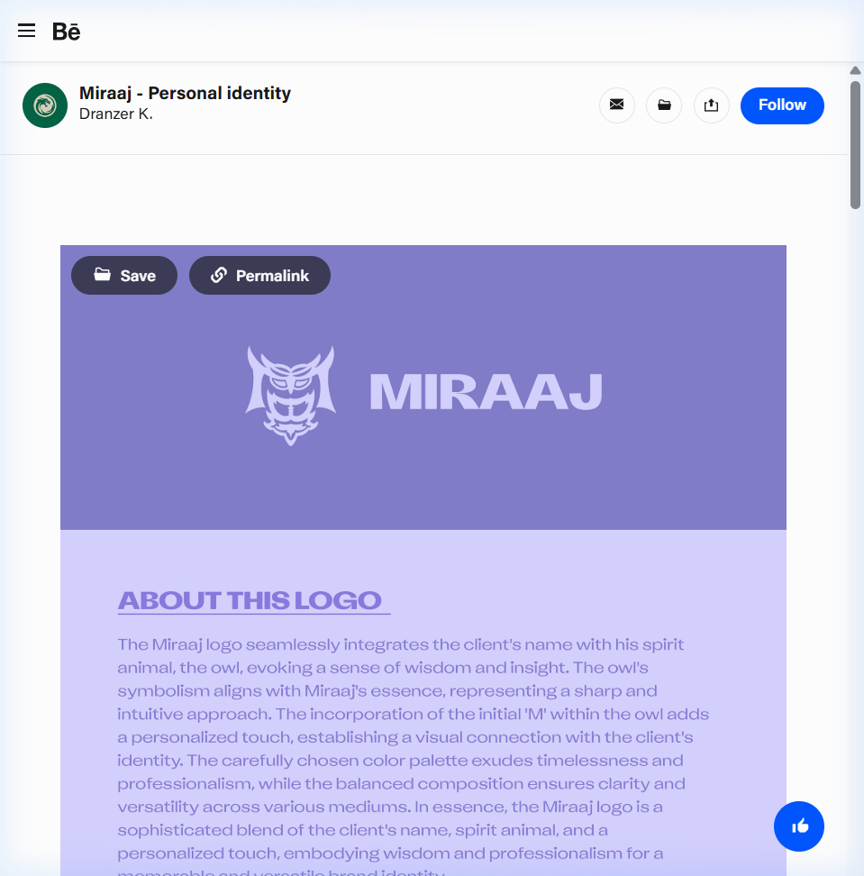 Miraaj Personal Identity